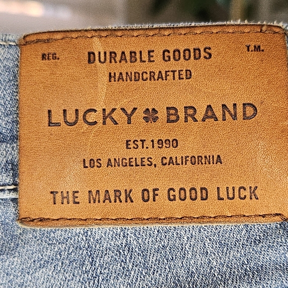 Lucky Brand Blue Straight Leg Jeans Classic Style - Picture 4 of 8